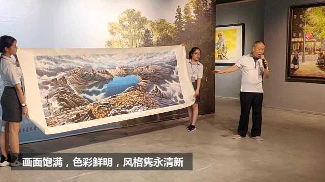 最高标价12万元,70余幅朝鲜名画家作品在江门展出