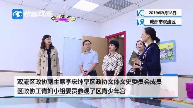 区政协工青妇小组界别协商我区青少年宫建设工作