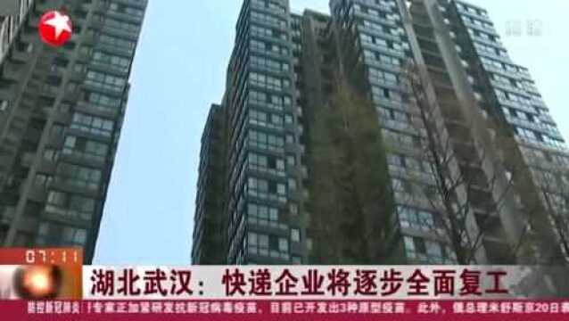 湖北武汉:快递企业将逐步全面复工 25号之前将恢复正常寄递服务