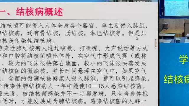 学校结核病防治(王文艳 魏县疾控中心)