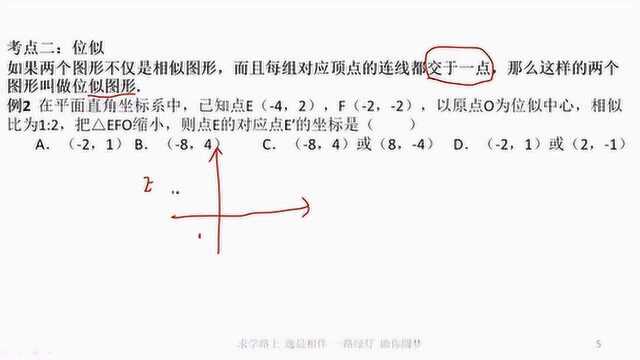 003初中数学,相似三角形,位似图形