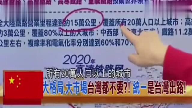 台湾节目:看地图上密密麻麻的铁路网络,感慨这成就领先全世界!