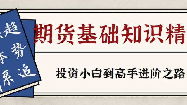 期货基础知识精讲 期货高胜率盈利技术实盘操作