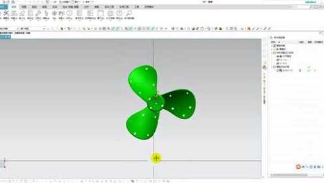 UG逆向设计案例:风叶STL逆向建模讲解