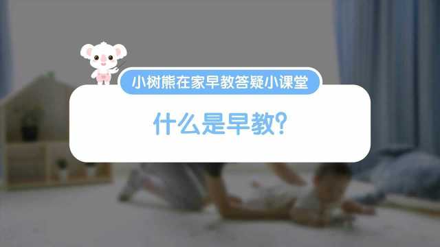 到底什么是早教?很多爸爸妈妈都误会了这一点