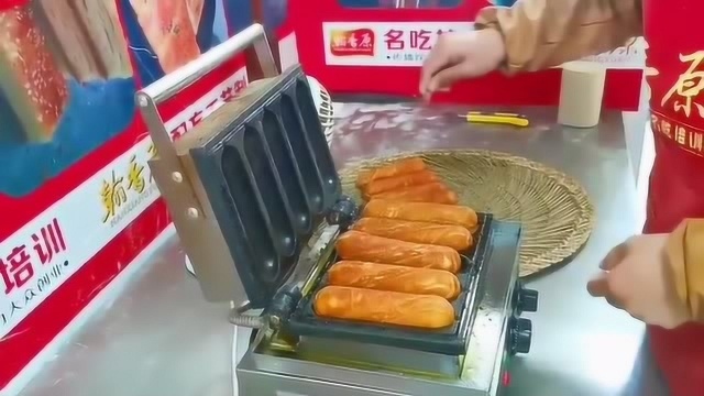 香酥牛奶棒经典名吃口感很诱人