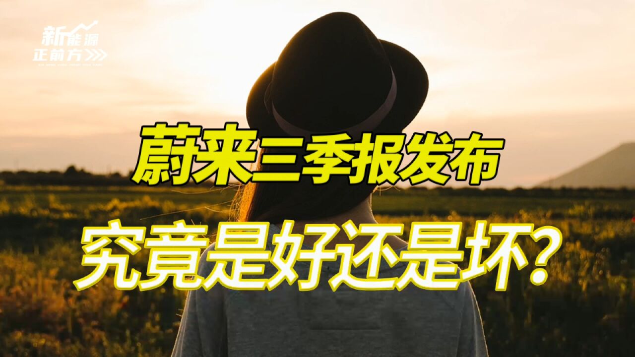 命悬一线?还是起死回生?争议极大的蔚来的2023年三季报终于来了