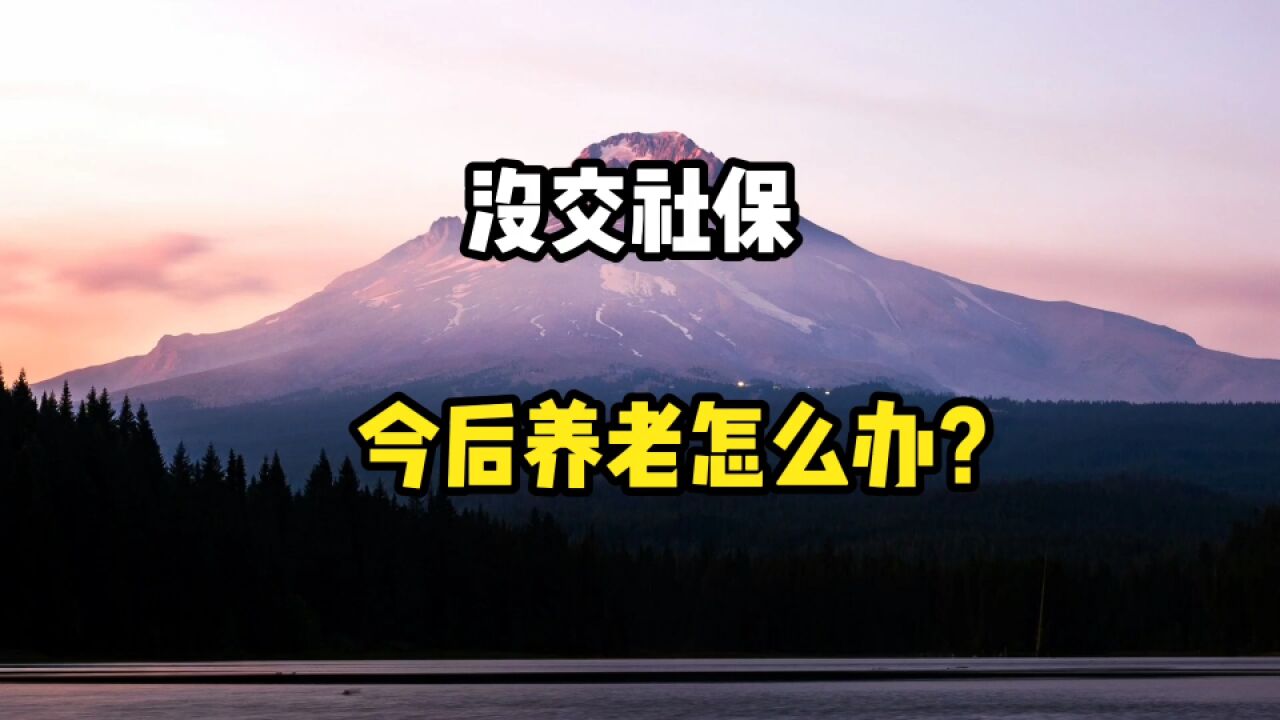 有很多人没有社保,60多岁还在打工赚钱,你怎么看?