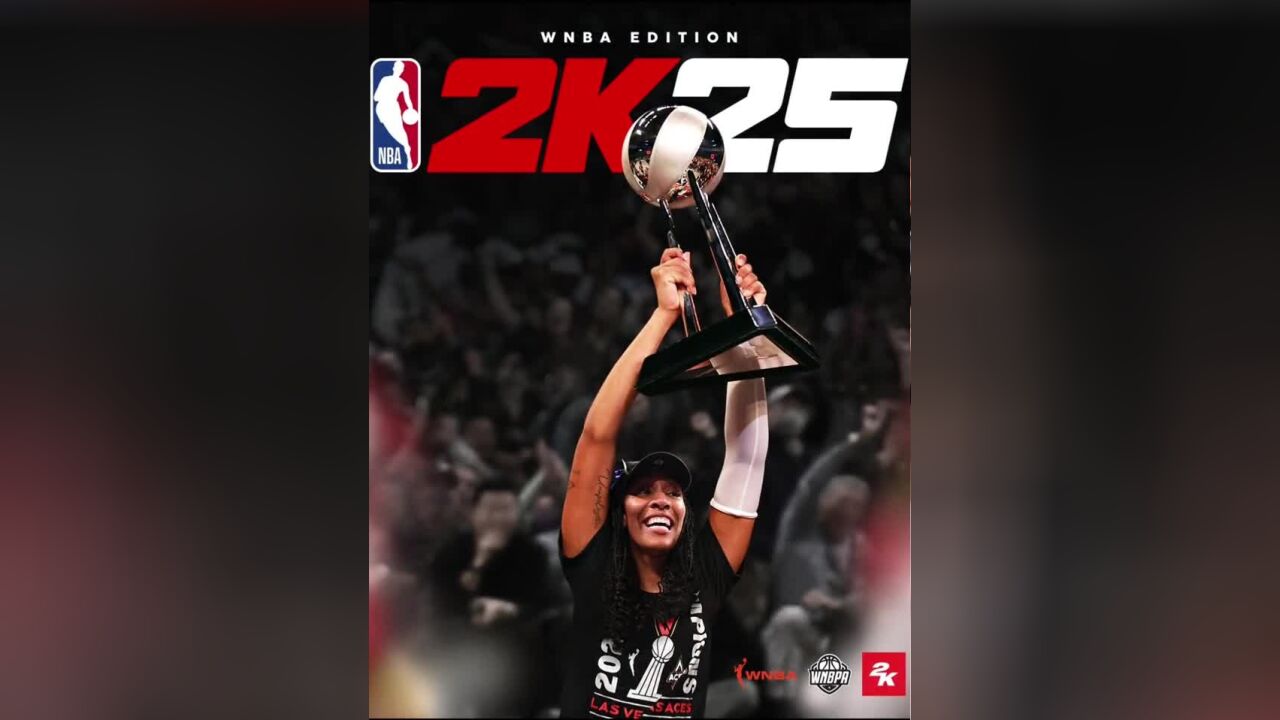 NBA2K官方宣布,塔特姆和WNBA球星阿贾威尔逊共同担当2k25封面球员