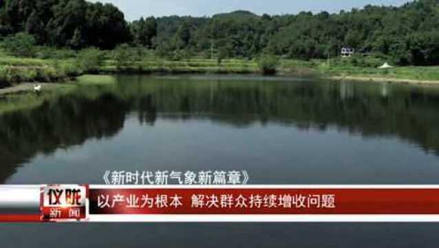 南充仪陇:以产业为根本 解决群众持续增收问题