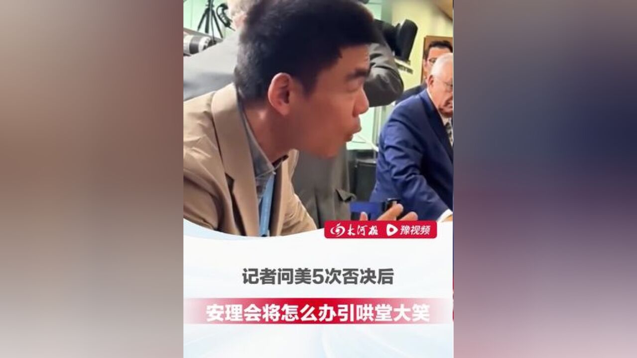 美国5次否决加沙停火决议 ,安理会回应将怎么办时,引在场所有人员哄堂大笑