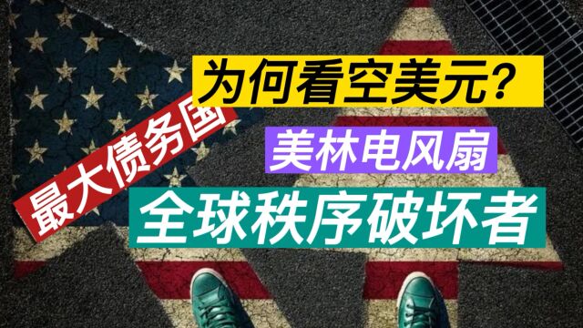 为何看空美元?秩序缔造者充当破坏者⠠最大债务国既当裁判又当选手