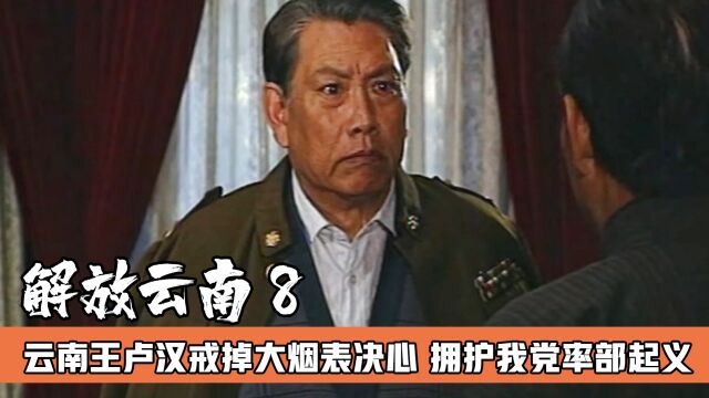 电视剧《解放云南》8:云南王卢汉戒掉大烟明志,拥护我党率部起义,从此走光明之路