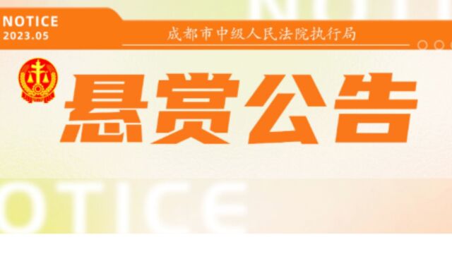 最高奖1097万!男子欠5488万成老赖,被法院公开姓名住址等悬赏找线索