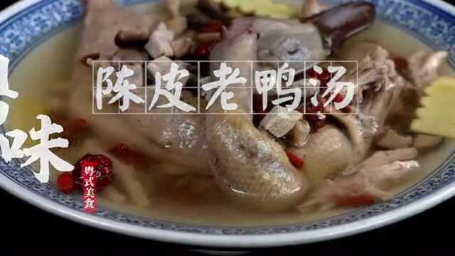 广东美食:陈皮老鸭汤