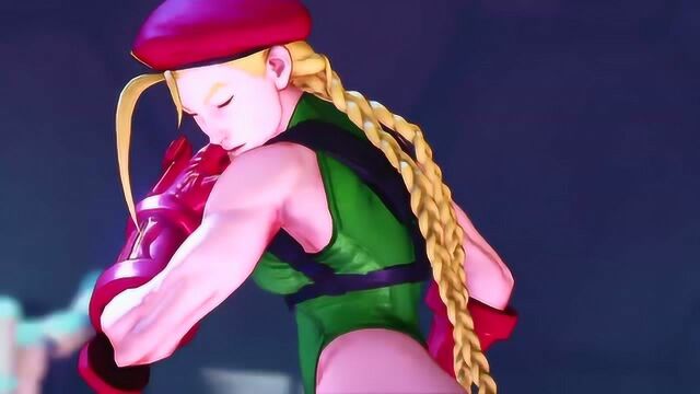 格斗游戏街霸5 街头霸王游戏嘉米Cammy vs F.A.N.G