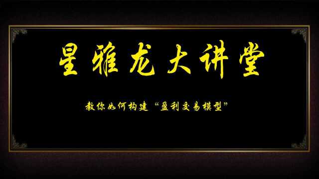 星雅龙教你如何构建“盈利交易模型“ 黄金分割模型战法 炒外汇