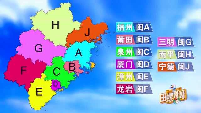 车牌排序最公平的一个省,不按经济和地位排序,按顺时针排!