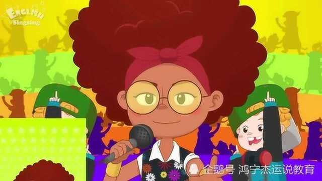 双语早教:字母A的英语歌曲,这次有字幕翻译了哦!