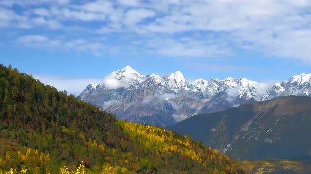 川藏之路、途经高原的美丽风景