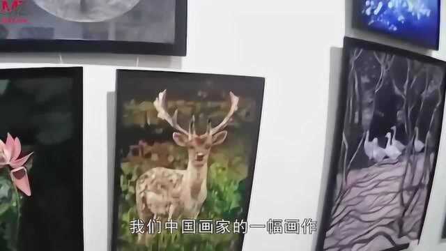 中国画家一幅画价值6000万,好奇放大20倍后,网友称赞:太值了