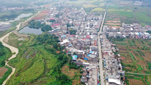 航拍湖南常宁:大义山下,有一个美丽的地方叫西岭