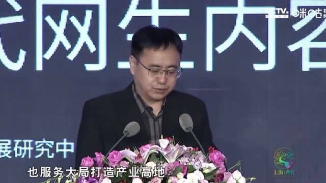 上海网络视听协会会长王斌分享上海地区的视听发展成果