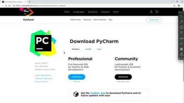 7 下载和安装PyCharm