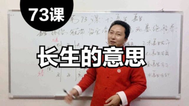 十二长生的长生是什么意思,详解长生的含义,张洋八字算命视频教程第73课