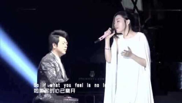 张靓颖联手郎朗合作电影推广曲,台下众星反应是亮点!