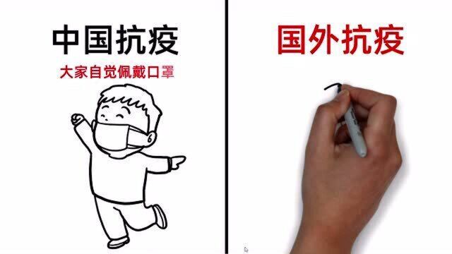 中国抗疫VS国外抗疫,有什么区别?画的太精辟了