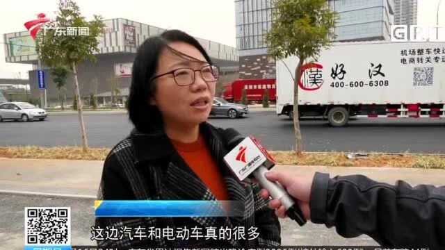 广州花都 新闻报道后 学校门口装上了红绿灯