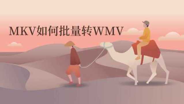 MKV如何批量转换为WMV?