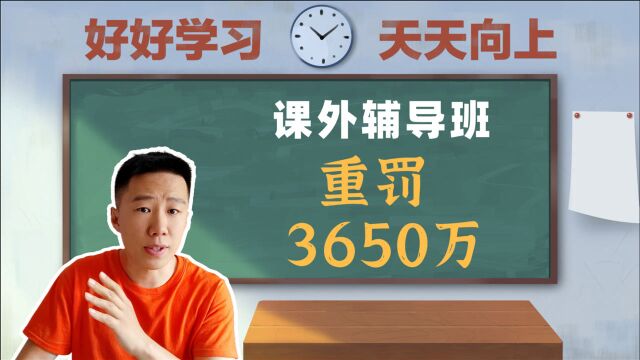 课外辅导机构被罚3650万元背后,内卷不能从娃娃开始