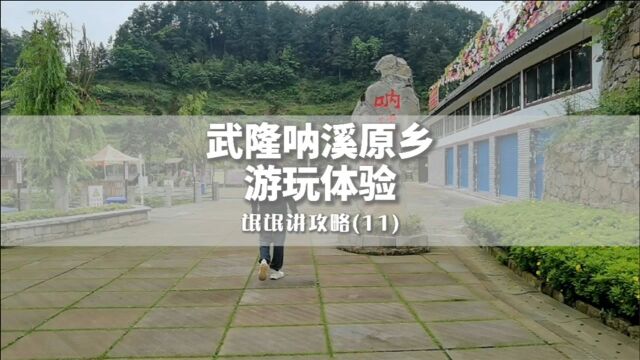 氓氓讲攻略(11)重庆武隆火炉镇呐溪原乡景区游玩体验