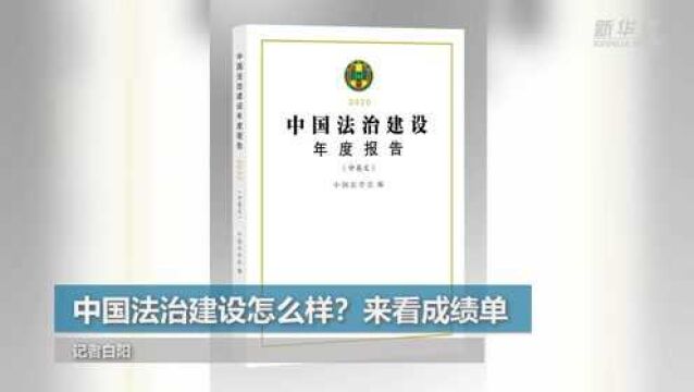 中国法治建设怎么样?来看成绩单