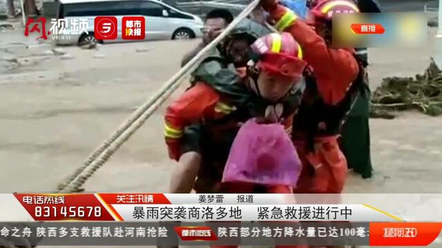 突发!暴雨夜袭商洛 紧急救援进行中