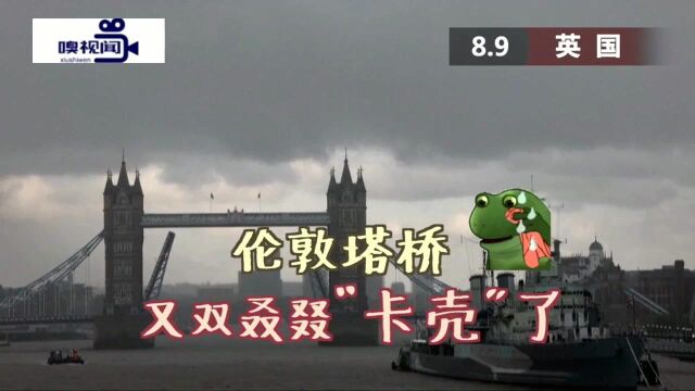 英国:伦敦塔桥又双叒叕“卡壳”了!附近交通陷入混乱