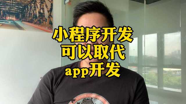 小程序开发能替代app开发吗?资深产品经理道出实情