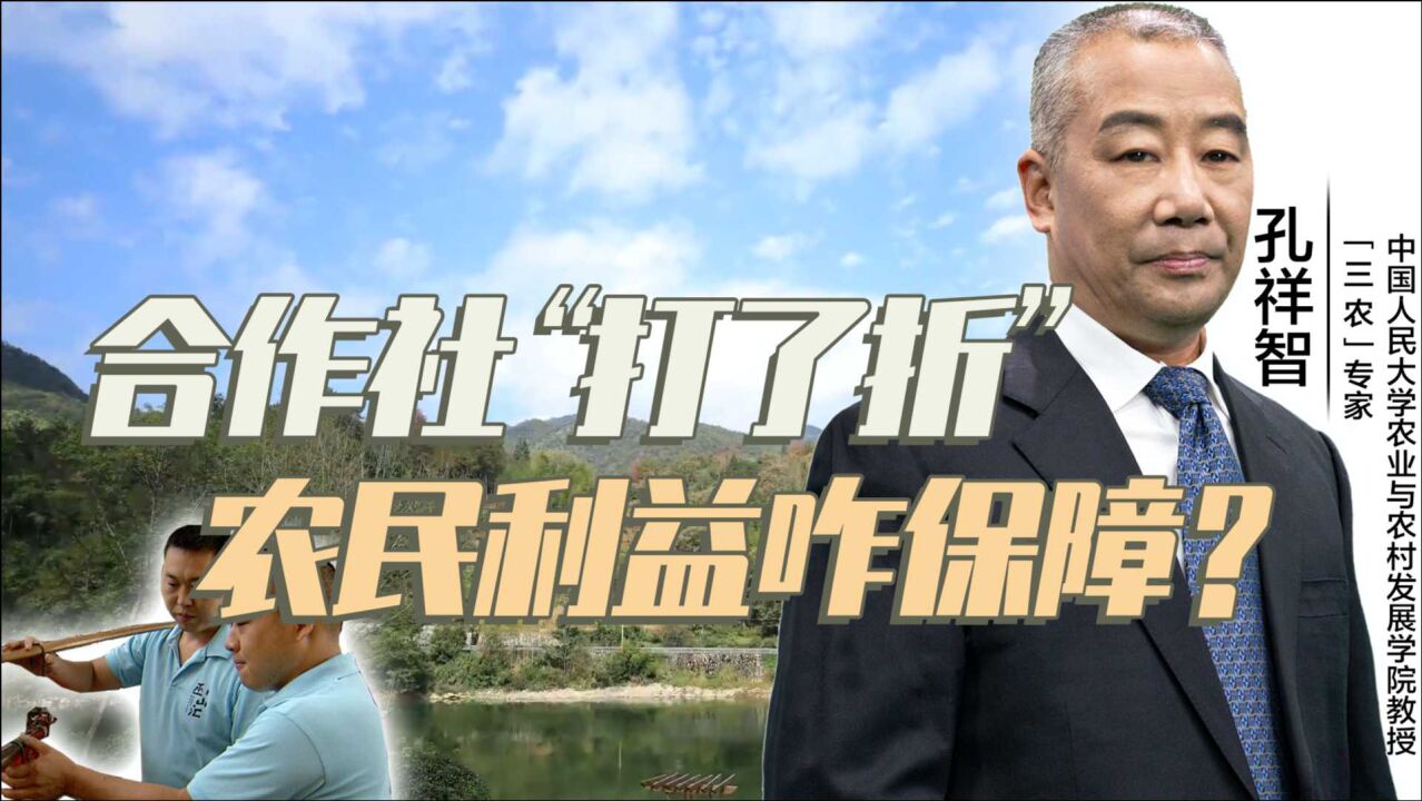 5个身份证农民自己开公司?孔祥智:资本市场吃亏的还是农民