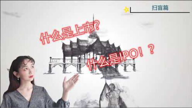 A股基础知识(扫盲篇):什么是上市?什么是IPO?