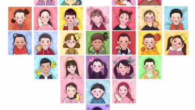 杭州一幼儿园老师给孩子们画卡通头像,实在有爱,值得分享