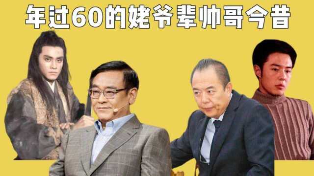 年过60的姥爷辈帅哥今昔,63岁尔冬升垂垂老矣,\