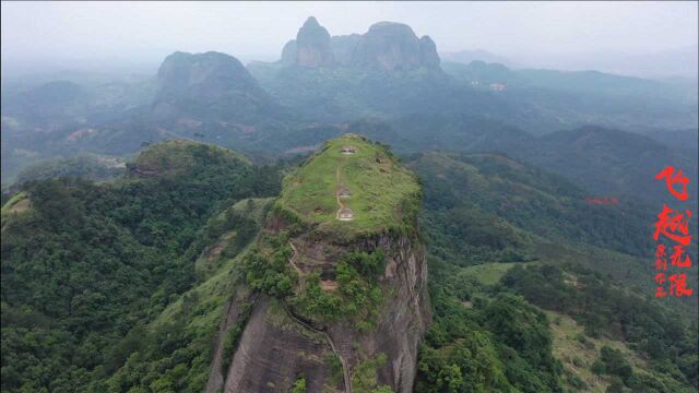 航拍广西桂平青峰山,潘氏入桂始祖通天蜡烛,风景奇美