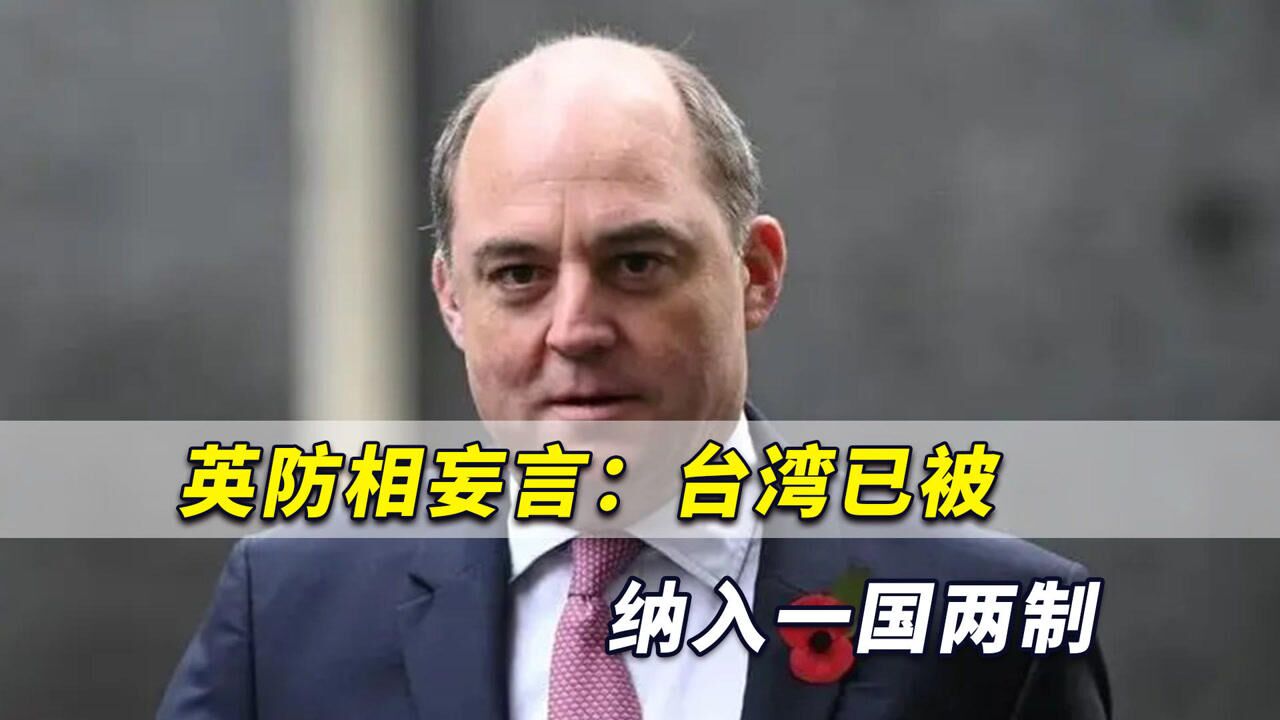 英防相妄言:台湾已被纳入一国两制,这就是我们担心香港的原因