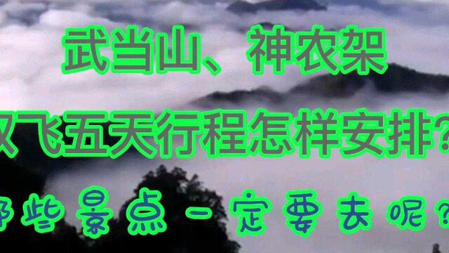 武当山、神农架这么好玩,行程怎样安排?哪些景点一定要去? #旅游 #看点趣打卡计划