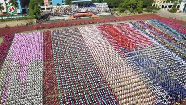 中山华附(中学校区)第十八届体艺节开幕式盛况