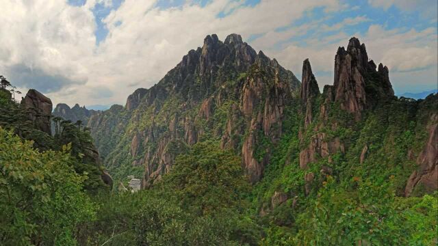 世界遗产三清山:南清园东线 东方女神玉女开怀玉京群峰一线天