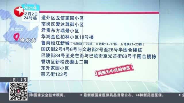 哈尔滨:所有进出哈各县市人员需持48小时内核酸阴性证明