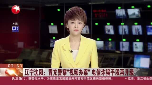 辽宁沈阳:冒充警察“视频办案” 电信诈骗手段再升级